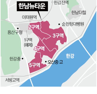 "중대형 가구 대폭 늘린다"…한남뉴타운, 고급화 바람