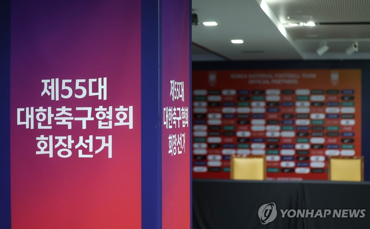 "전원 사퇴"…축구협회 회장 선거 파행 거듭