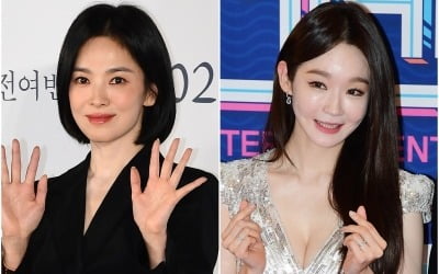 '토크 고삐 풀린' 송혜교, 유재석 이어 강민경 만난다…절친 케미 자랑 ('걍밍경')