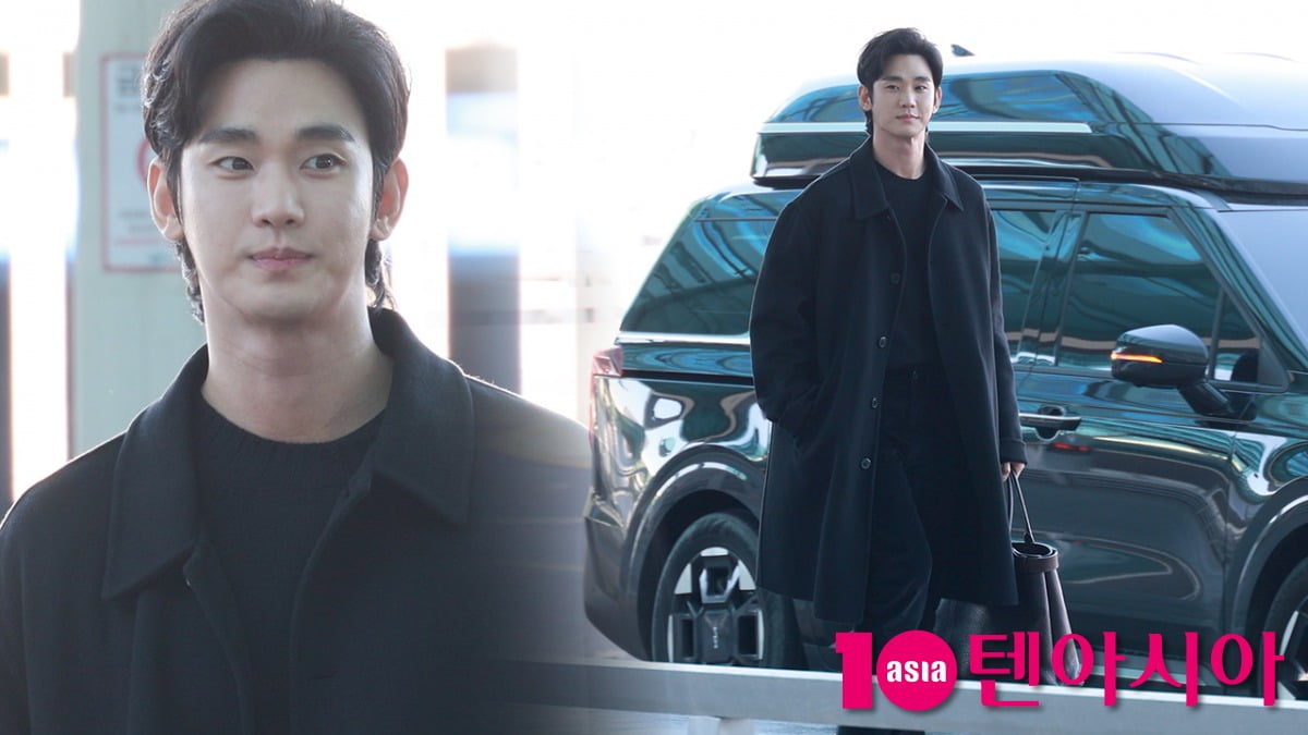 김수현, 밀라노 패션위크 출국! 공항 빛낸 남신 비주얼 [TV10]