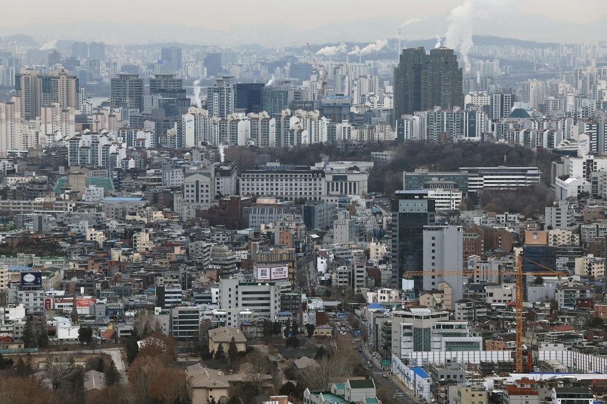 서울 시내 전경 사진=뉴스1