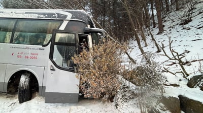 눈길 사고 수습하던 견인차도 '미끌'…1명 사망