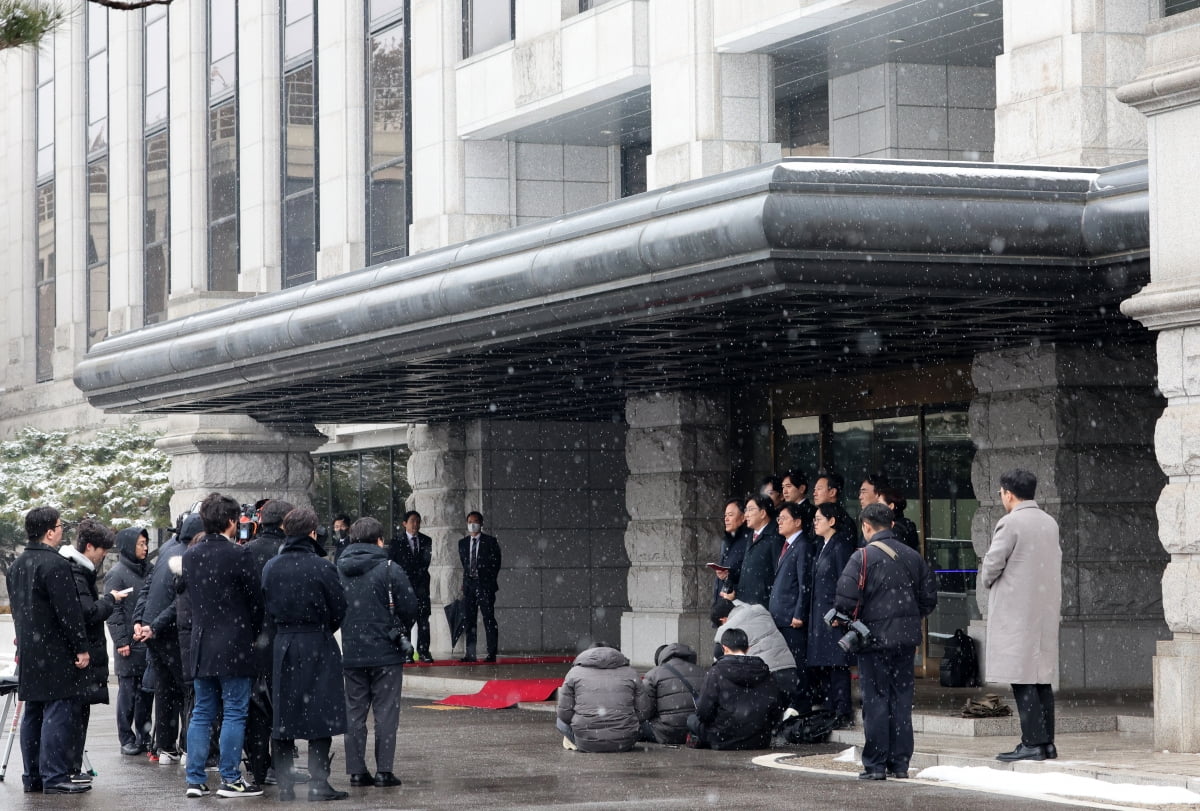 [포토] 헌재 항의 방문한 권성동 원내샌즈 카지노 사이트