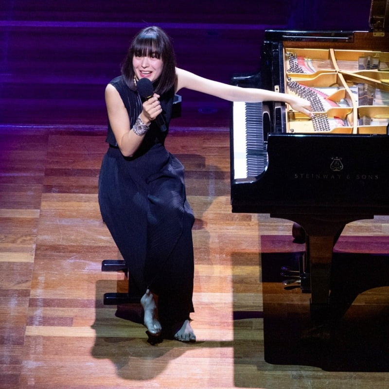 피아니스트 앨리스 사라 바카라 토토 사이트(Alice Sara Ott) / 사진. © Pete Woodhead / southbankcentre