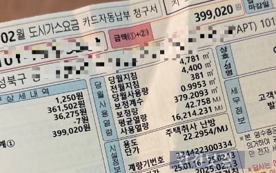 "온도 낮췄는데도 40만원 나왔어요" 난방비 폭탄에 '비명'