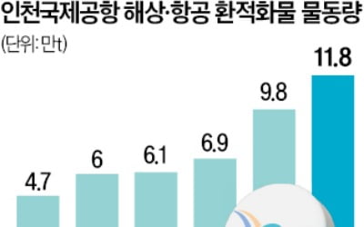 인천공항, 해상·항공 화물량 지난해 '신기록'