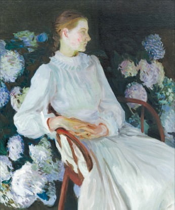 존 싱어 사전트, <캐서린 체이스 프랫>, 1890년, 캔버스에 유채, 68.1X57.3cm 우스터미술관