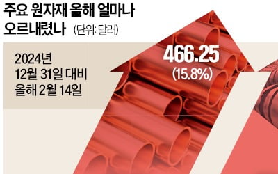 관세 전쟁에 '패닉 바잉'…원자재값, 2년만에 최고