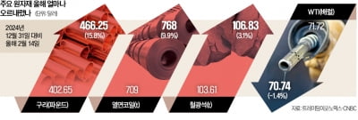 관세 전쟁에 '패닉 바잉… 원자재값, 2년만에 최고