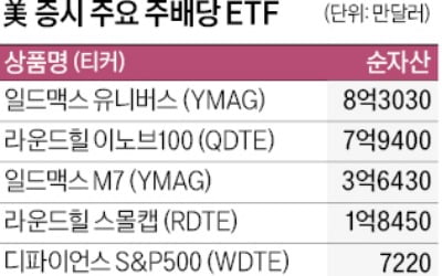 "우린 매주 분배금 줘요"…주배당 ETF 봇물