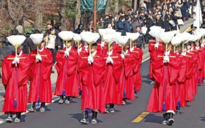 성균관대 학생들, 공자 사당에 졸업 신고