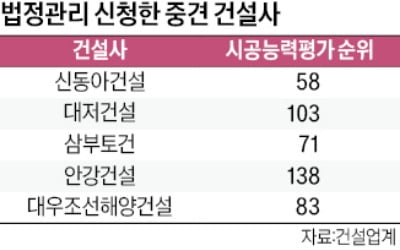 중견 바카라 카지노 '연쇄 부실' 확산