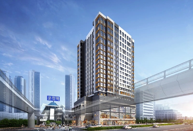 운정역 HB 하우스토리시티 상업시설 투시도