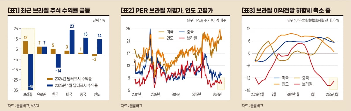2025년 브라질 주식, 상승 전환 시작되나 [오대정의 경제지표 읽기]