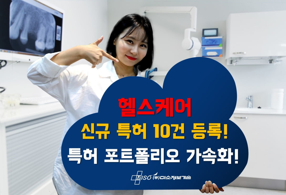 미소정보기술, 헬스케어 신규 특허 10건 등록 완료