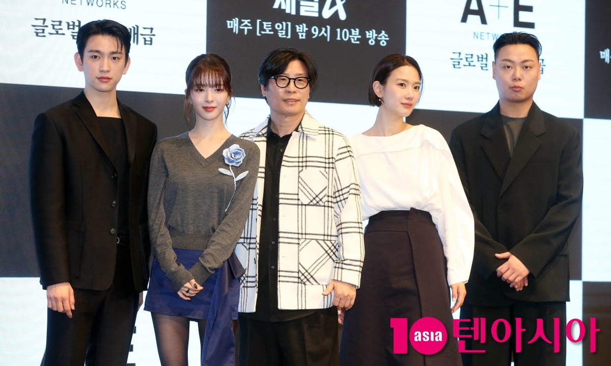 박진영-노정의-임재혁-장희령-김태균 감독, 드라마 '마녀' 힘찬 파이팅![TEN포토+]