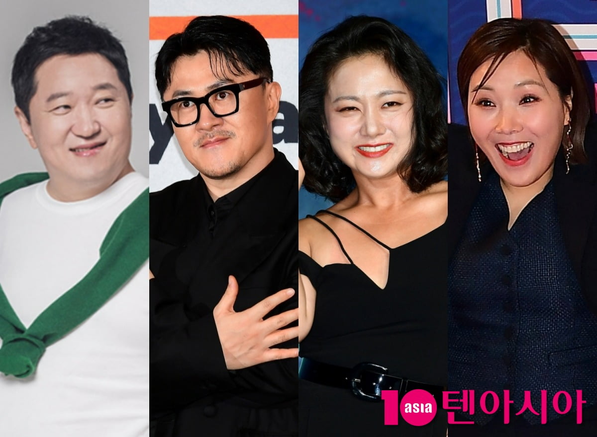 (왼쪽부터) 정형돈, 데프콘, 박나래, 신봉선 /사진=쥬비스, 텐아시아 DB