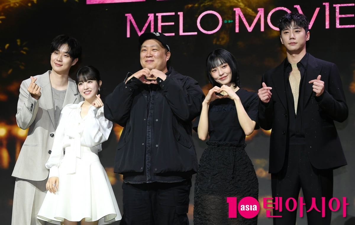 최우식-박보영-이준영-전소니-오충환 감독, '멜로무비' 기대하세요[TEN포토+]