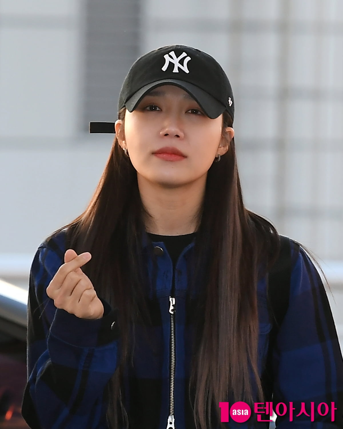 에이핑크 정은지, 시크한 하트...편안한 공항패션[TEN포토+]