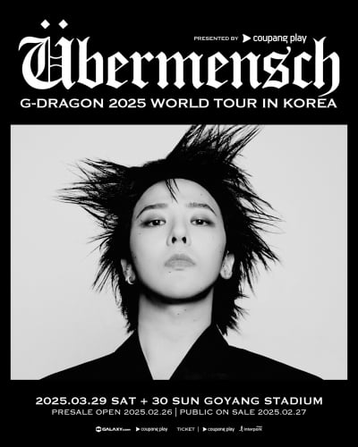 G-Dragon's 'Übermensch' World Tour in Korea Sells Out in Record Time