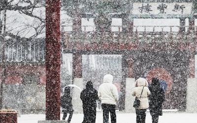 전국 곳곳 눈…아침 -10도 이하 강추위 계속