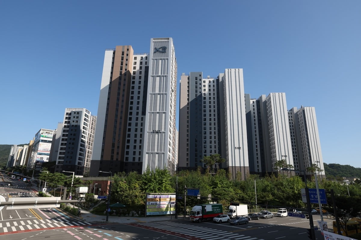 위례신도시에 있는 한 아파트. 사진=한경DB