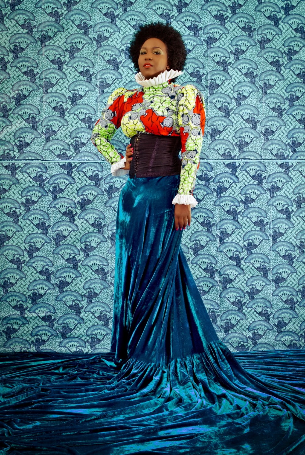 파리 인류 박물관npb 토토사이트 열리는 'WAX' 전시작 'Khady(2011)'. / 사진. ©Omar Victor Diop, Courtesy Galerie Magnin-A, Paris