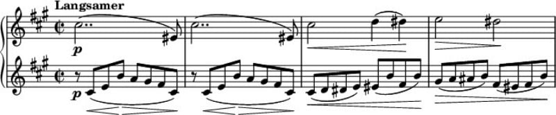 신에게 바치는 마지막 찬양, 브루크너 교향곡 9번