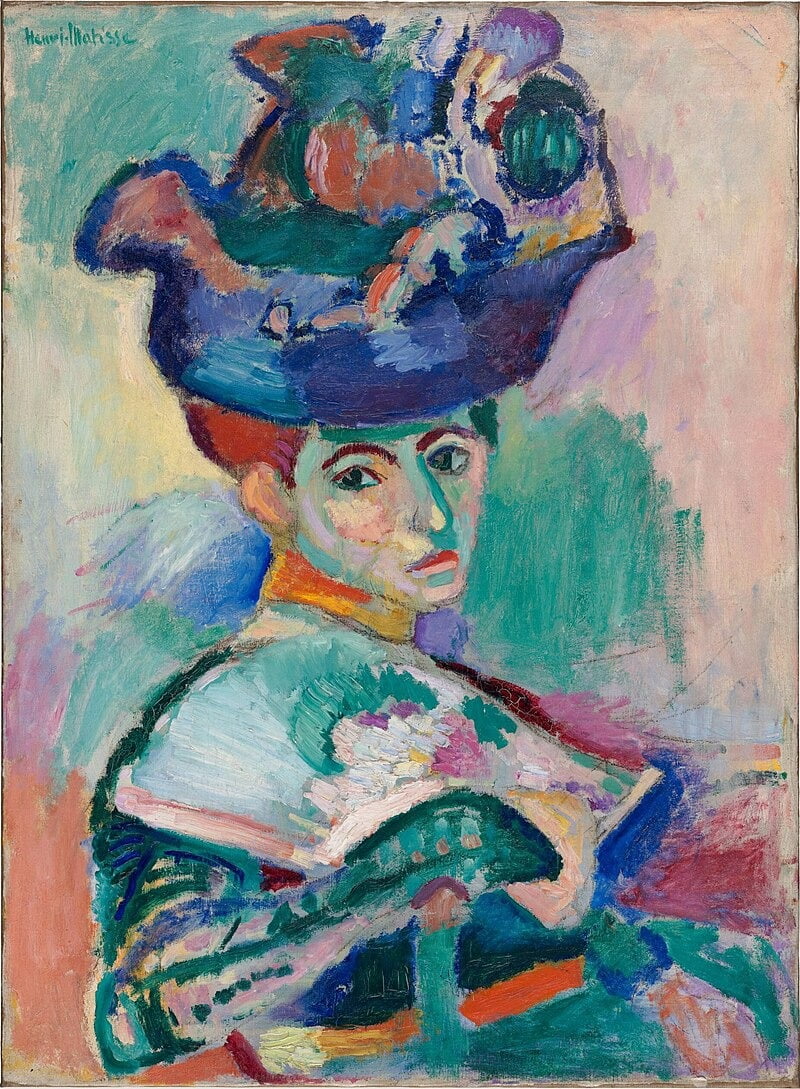 앙리 마티스 <모자를 쓴 여인 (Femme au chapeau) alt=