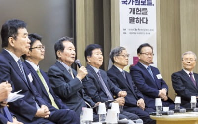 정치 원로들 "권력분산 개헌, 지금이 적기…李 설득해야"