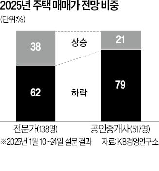 부동산 전문가 62% "올해 집값 떨어질 것"