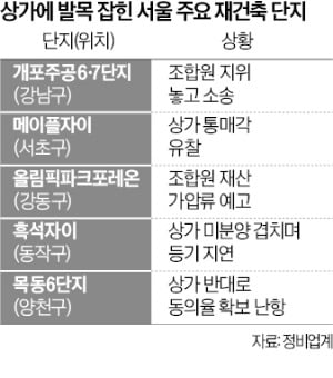 재건축 발목잡는 상가 갈등…조합원은 입주 후에도 '골머리'