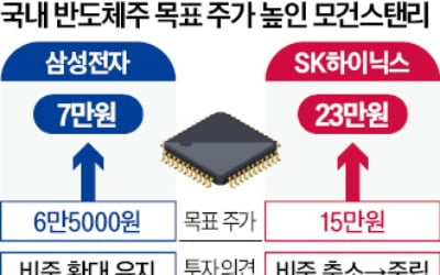 모건스탠리, 삼성전자·하이닉스 목표가 올렸다