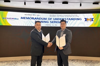주식회사 케이켐비즈, 중국 청도흥화흑연과 MOU