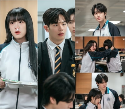 '빌런의 나라' 코피 터진 최예나, 머리채 잡고 난투극