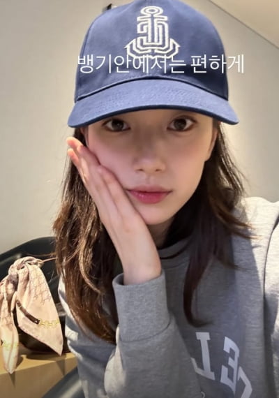 수지, 후다닥 바꿔 입은 룩에도 흐트러짐 없는 '고급 미모'…30대 안 믿기잖아