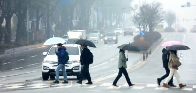 수요일까지 비온다…아침엔 영하권 '쌀쌀'