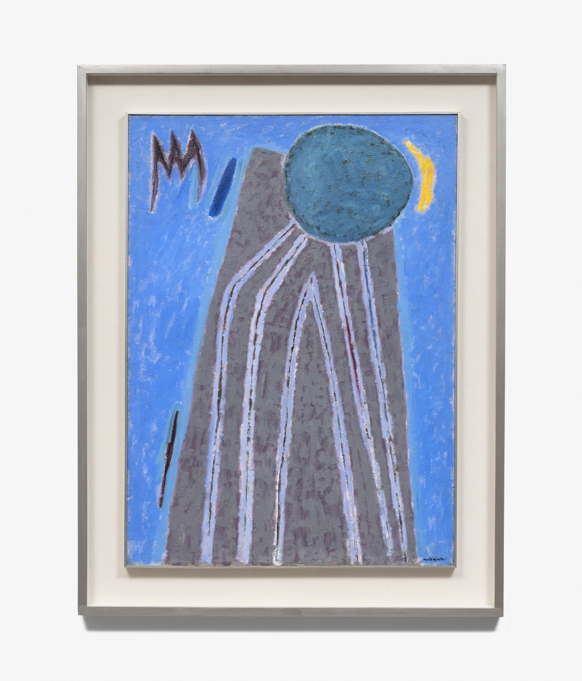 김환기, 산월, 1957, 캔버스에 유채, 100 × 727 cm. / 이미지제공. 갤러리현대