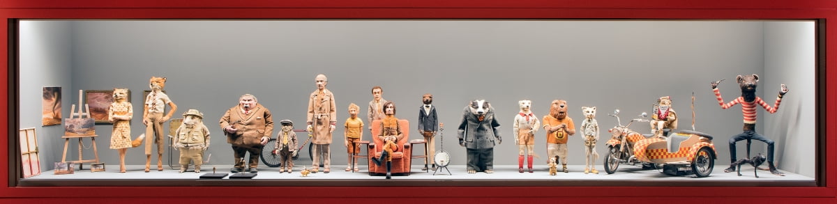 영화 <판타스틱 Mr. 폭스>(2009) 캐릭터 모형. /사진. © Stéphane Dabrowski/시네마테크 프랑세즈