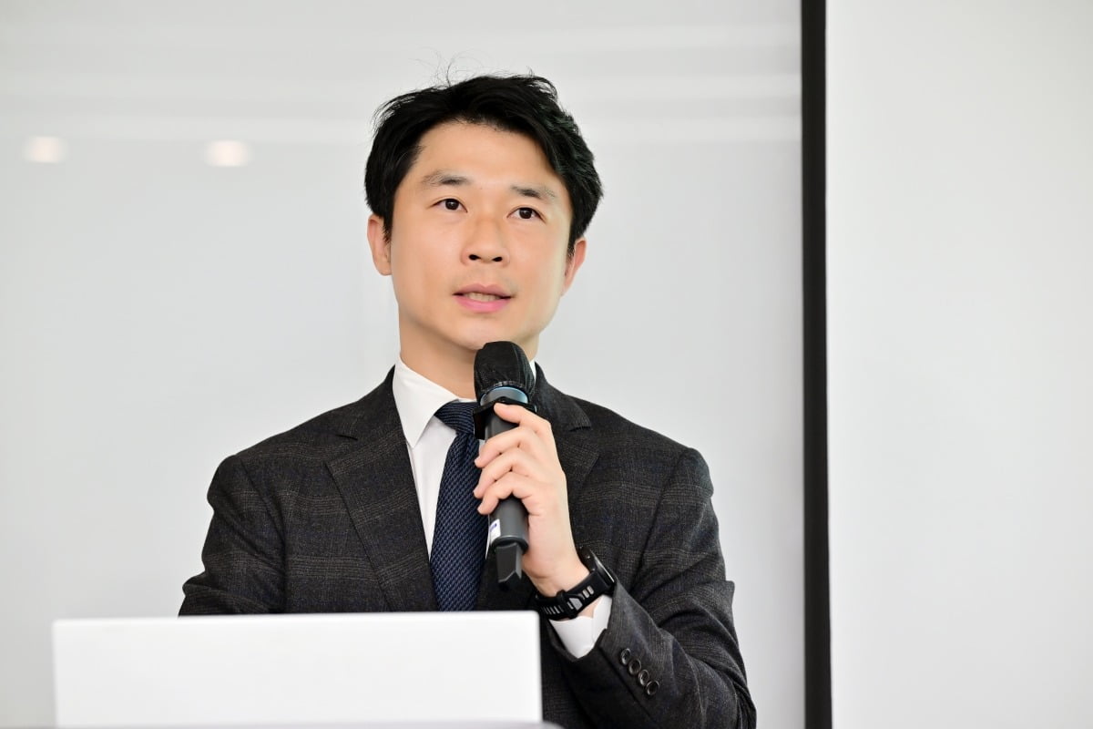 한창완 법무법인 태평양 국제중재그룹 소속 변호사가 한경ESG 심화워크숍에서 강연하고 있다. 사진=이승재 기자 