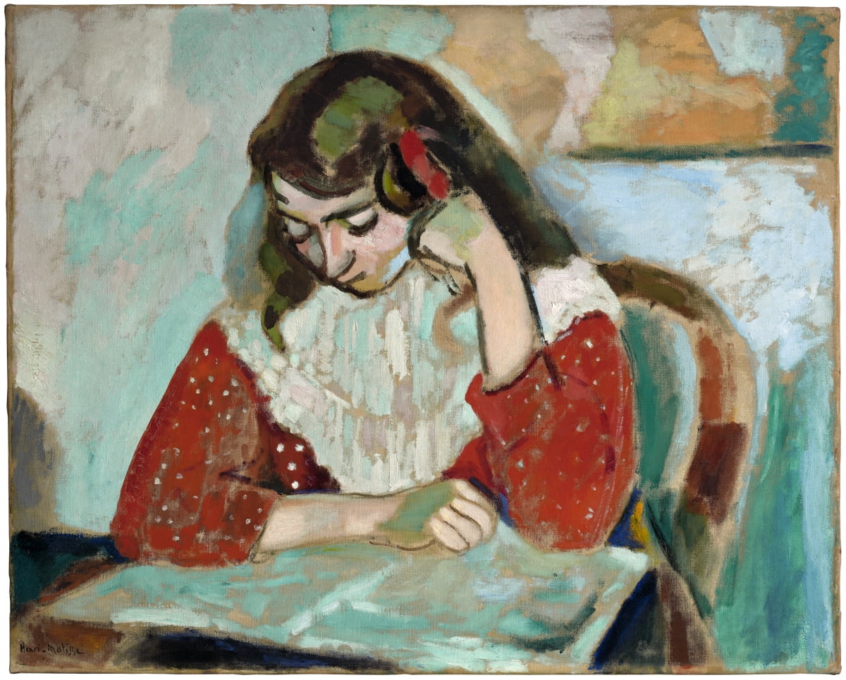 앙리 마티스, 책 읽는 마르그리트, Collioure, 1906. / 이미지출처. © Ville de Grenoble / Musée de Grenoble-J.L. Lacroix