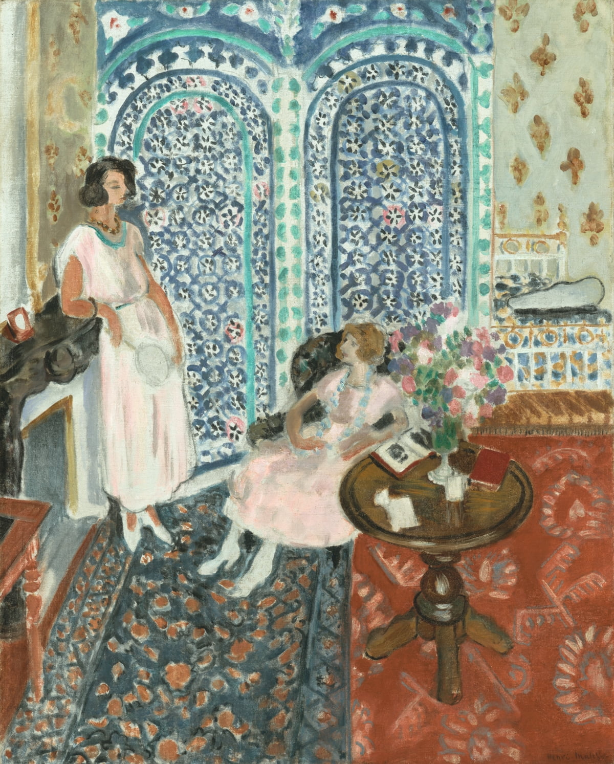 앙리 마티스, Moorish 양식의 병풍, Nice, 1921. / 이미지출처. © Philadelphia Museum of Art13