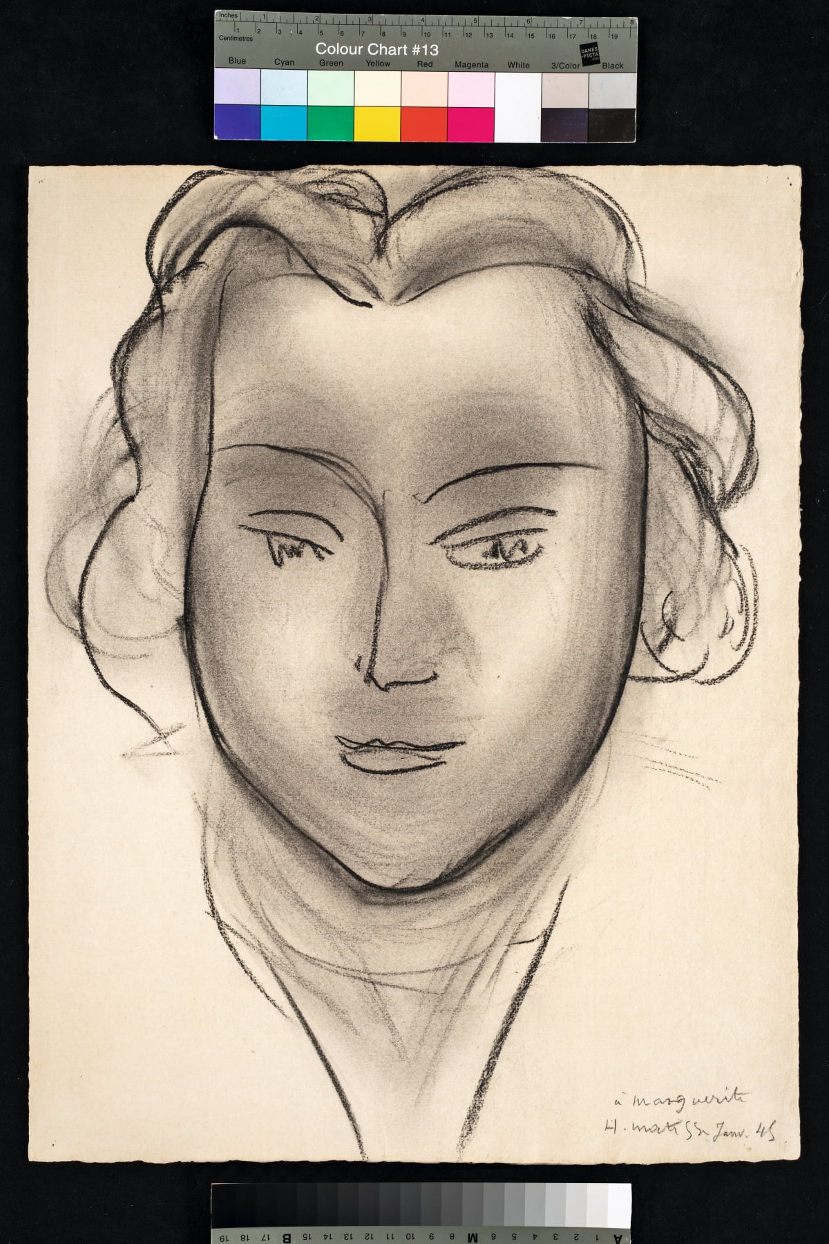 앙리 마티스, 마르그리트, Vence, 1945. / 이미지출처. © Collection particulière/Jean-Louis Losi