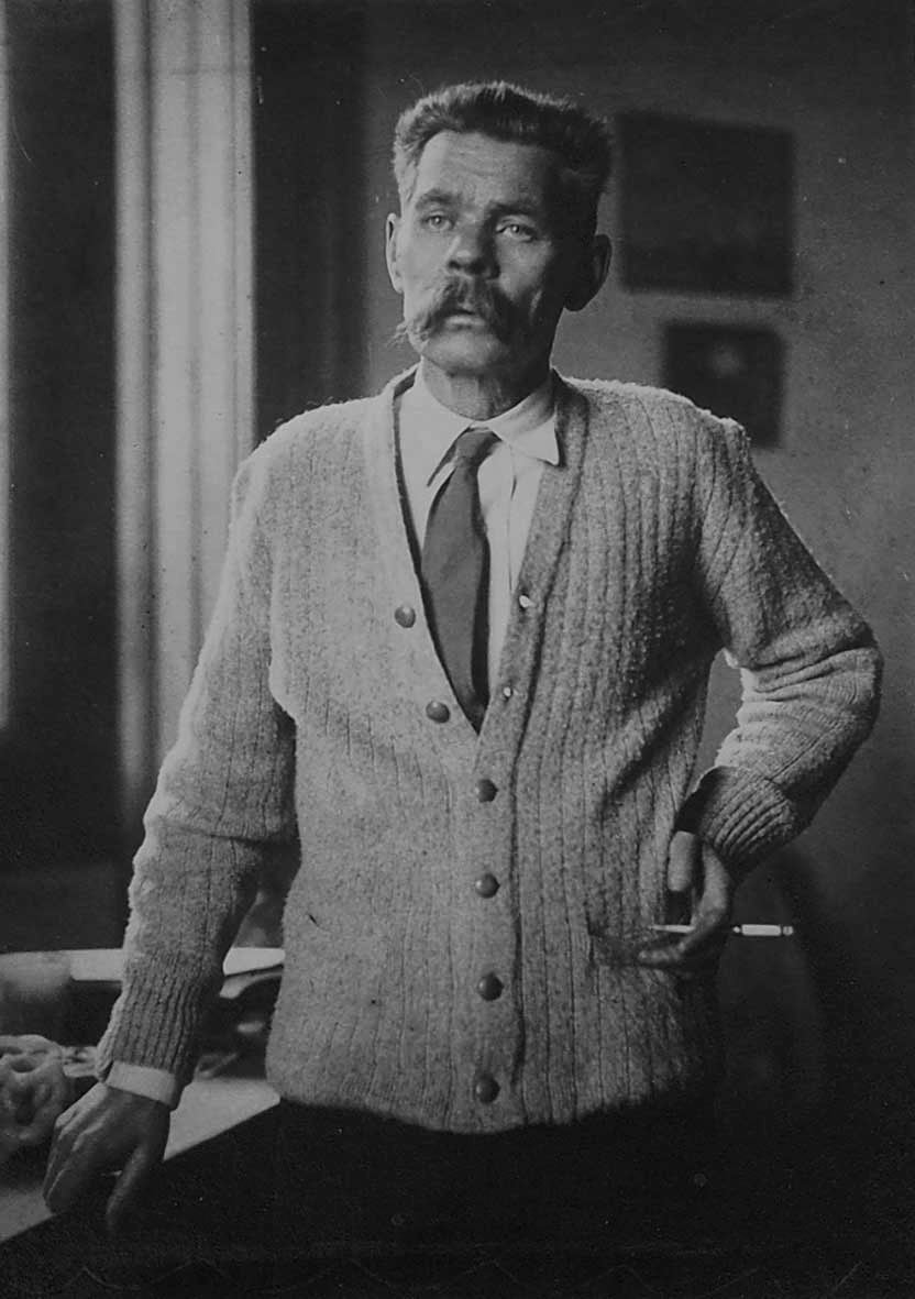 막심 고리키(1868-1936). 그의 본명은 알렉세이 페시코프다. '고리키'란 가명은 '쓰라리다'는 뜻을 지녔다. / 사진출처. 위키피디아