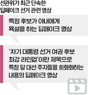 '이 딥페이크 선거영상, 진짜?' 이렇게 오인하게 하면 위법