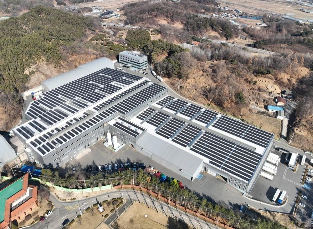 [사진 : ㈜솔라테크 제공] 청주 한청판지