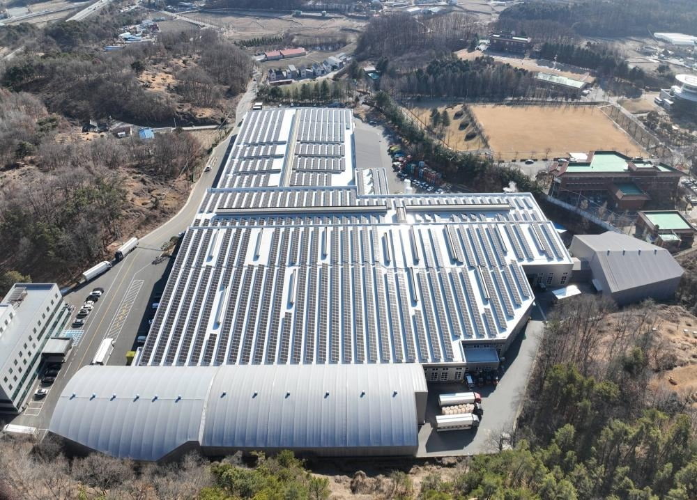 [사진 : ㈜솔라테크 제공] 청주 한청판지