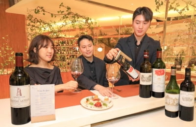 “5대 샤토 한 잔씩” 현대백화점, ‘글라스 와인 바’ 운영