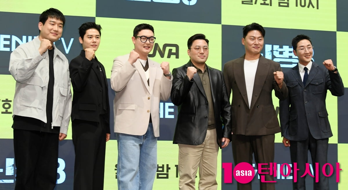 민진기 감독-김민호-김동준-오대환-남태우-김현규, '신병3'로 만나요[TEN포토]