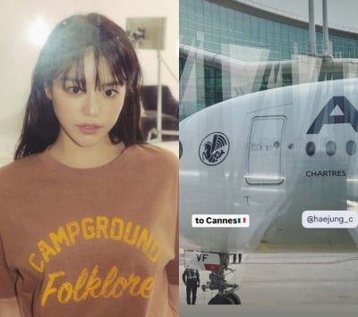 활동 2022년에 멈춘 조혜정, 칸 향하는 비행기에 몸 싣었다
